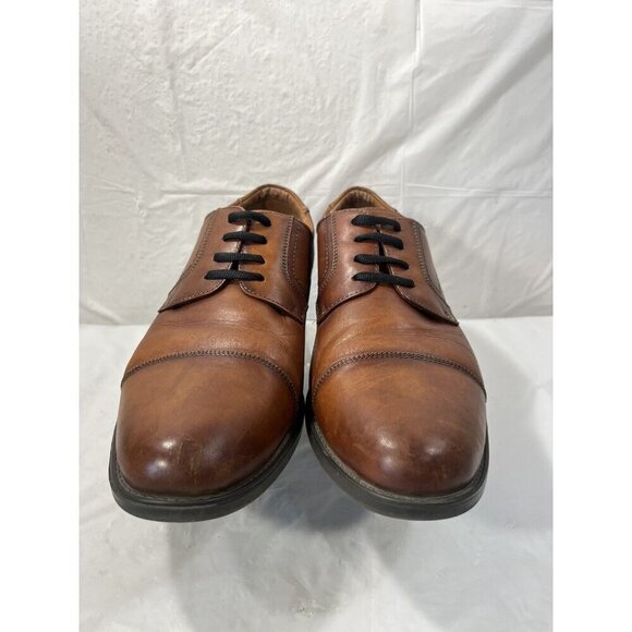 Florsheim Men's Center Cap Toe Oxfords Cognac Size 12 D - Picture 9 of 14